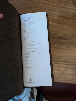 Menu The Cornell Restaurant + Bar - 26
