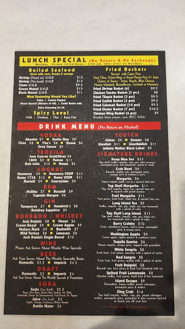 Menu The Crab Barrack - 24