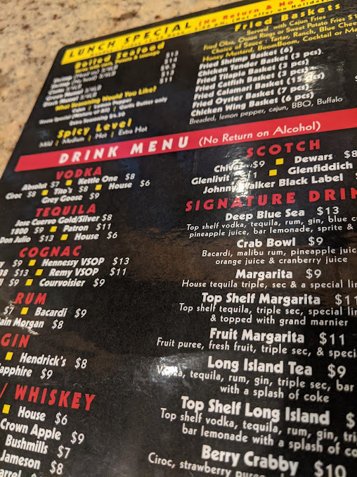 Menu The Crab Barrack - 29