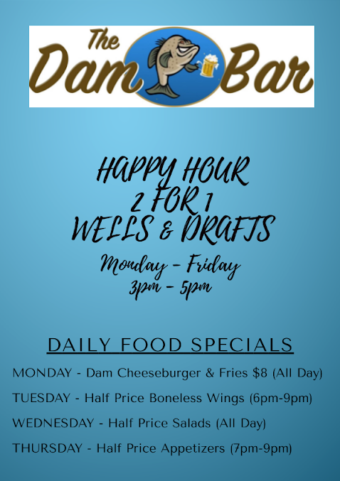 Menu The Dam Bar Grill - 15