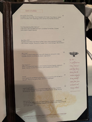 Menu The Fig Tree Restaurant - 20