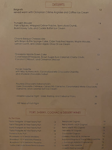 Menu The Fig Tree Restaurant - 22