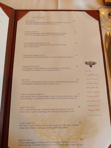 Menu The Fig Tree Restaurant - 25