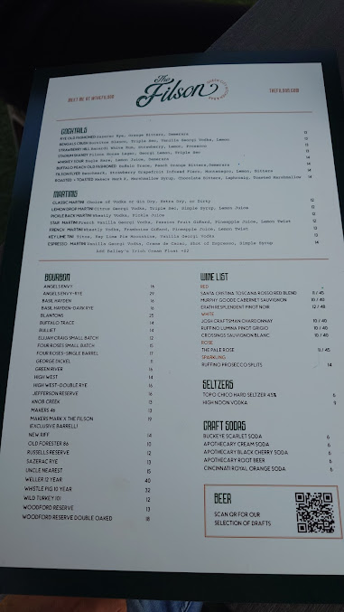 Menu The Filson Queen City Kitchen And Bar - 17