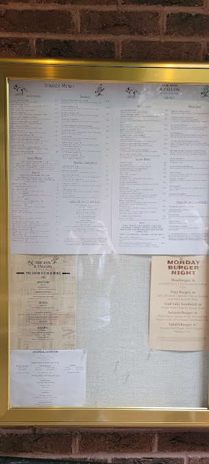 Menu The Fox Falcon By David Burke - 26