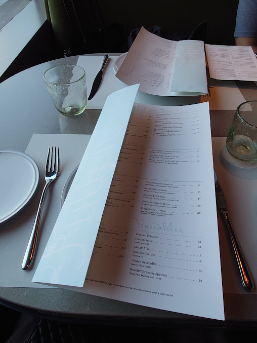 Menu The Fulton By Jean-Georges - 23