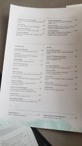 Menu The Fulton By Jean-Georges - 27