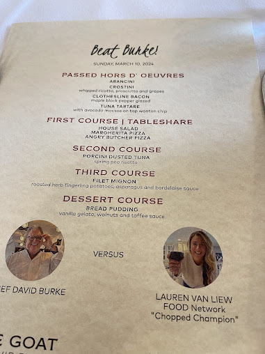Menu The Goat By David Burke - 22