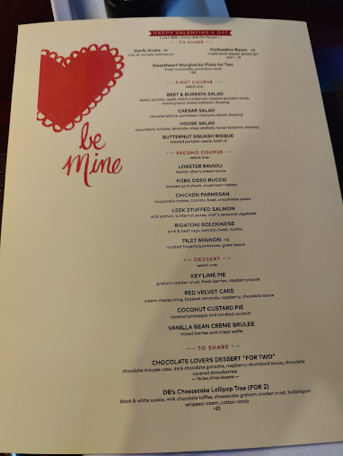 Menu The Goat By David Burke - 23