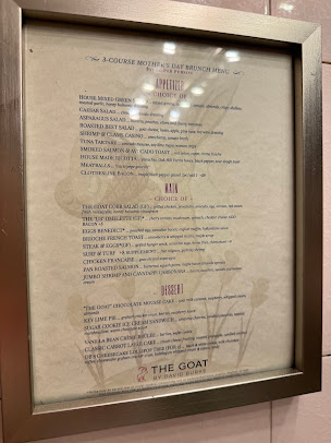 Menu The Goat By David Burke - 28