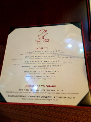 Menu The Goat By David Burke - 29