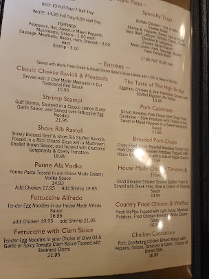 Menu The High Bridge House - 28
