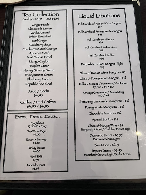Menu The Hom Store - 25