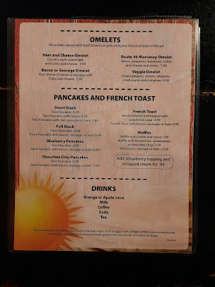 Menu The Junction On Route 36 - 27