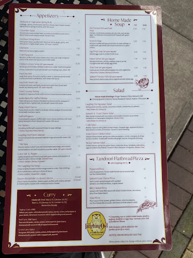 Menu The Laughing Owl Restaurant - 24