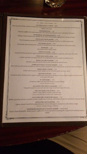 Menu The Laughing Owl Restaurant - 28