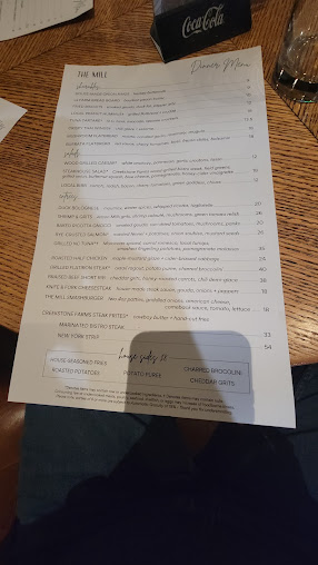 Menu The Mill Raleigh - 27
