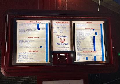 Menu The Original Carolina Barbecue - 24