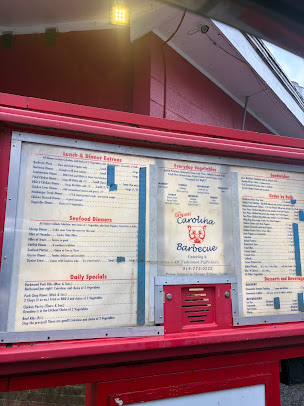 Menu The Original Carolina Barbecue - 26