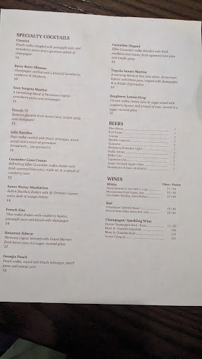 Menu The Park Bar & Grill - 23