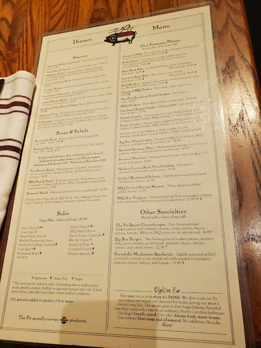 Menu The Pit Authentic Barbecue - 21