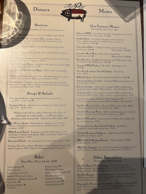 Menu The Pit Authentic Barbecue - 24