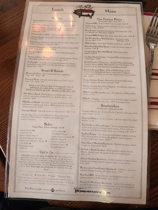 Menu The Pit Authentic Barbecue - 26