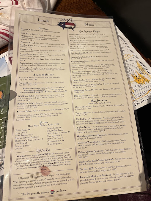 Menu The Pit Authentic Barbecue - 29
