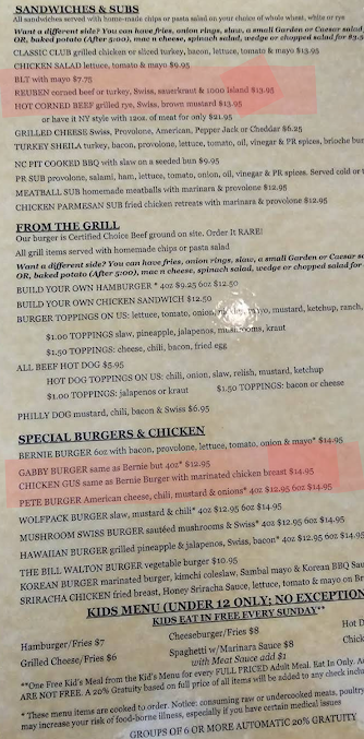 Menu The Players Retreat - 22