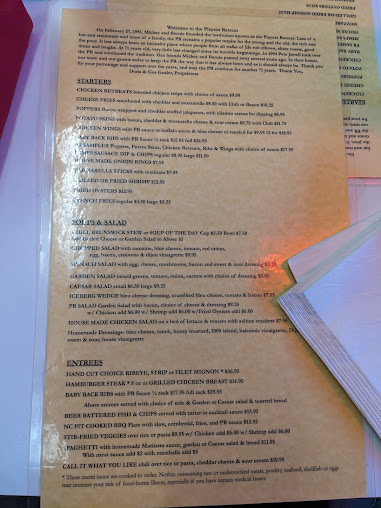 Menu The Players Retreat - 24