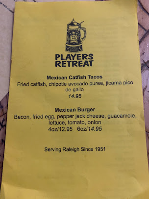 Menu The Players Retreat - 28