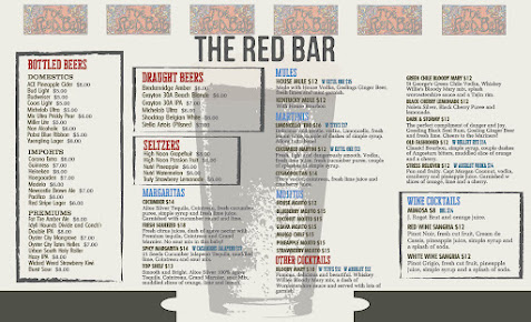 Menu The Red Bar - 20