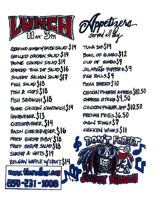 Menu The Red Bar - 23