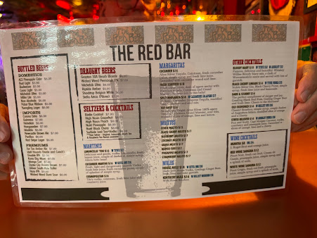 Menu The Red Bar - 24