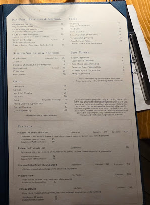 Menu The Seafood Market - 24