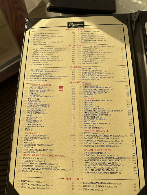 Menu The Signature Prime Steak & Seafood - 24