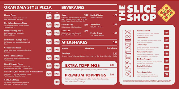 Menu The Slice Shop - 20