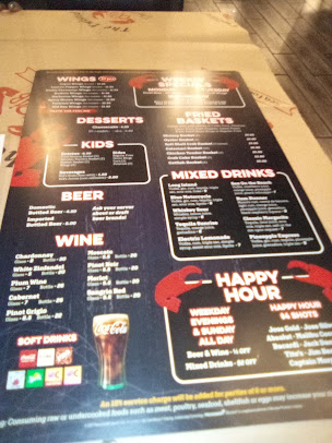 Menu The Twisted Crab Hampton - 28