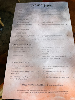 Menu The Tyger - 21