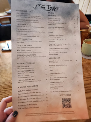 Menu The Tyger - 29
