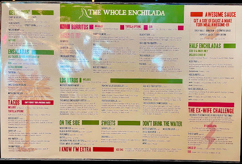 Menu The Whole Enchilada - 20