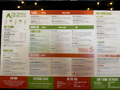 Menu The Whole Enchilada - 21