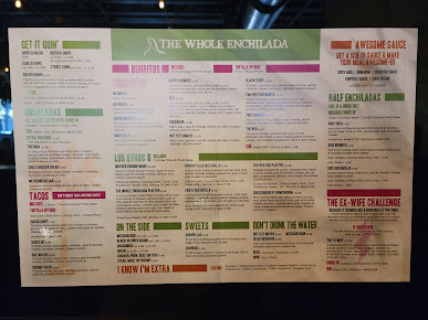 Menu The Whole Enchilada - 25