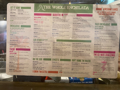 Menu The Whole Enchilada - 28