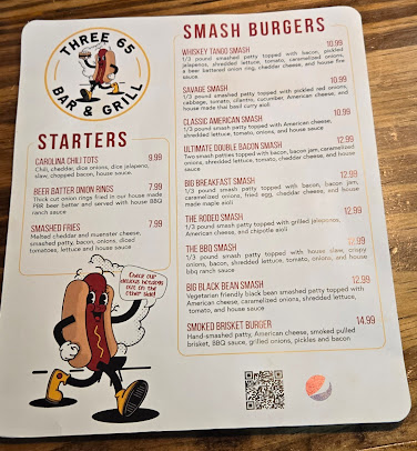 Menu Three65 Bar & Grill - 21