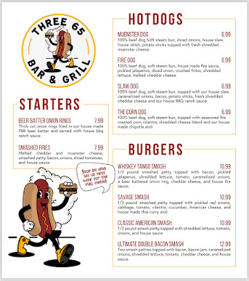 Menu Three65 Bar & Grill - 24