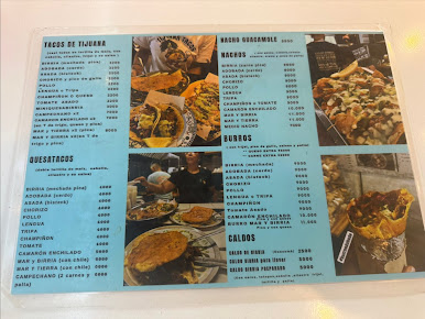 Menu Tijuana Tacos Vi - 26