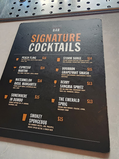 Menu Time Out Market New York - 25