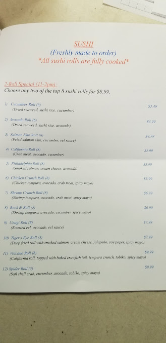 Menu Tnt Teriyaki Grill - 24