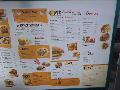 Menu Toms Famous Family Restaurant - 20